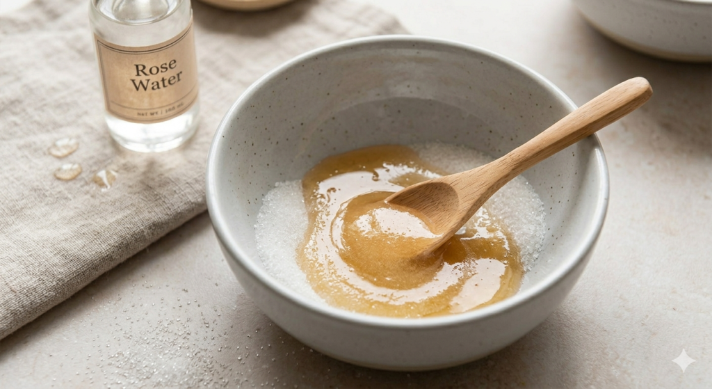 Recette Gommage douceur au miel pour peaux sensibles